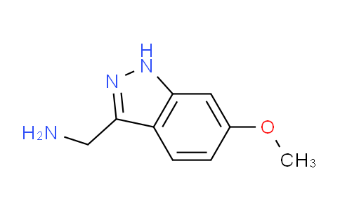 CAS No. 885271-66-9, (6-Methoxy-1H-indazol-3-yl)methanamine