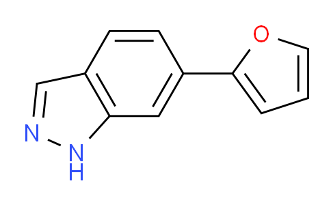 CAS No. 885271-95-4, 6-Furan-2-yl-1H-indazole