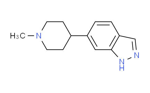 CAS No. 885272-33-3, 6-(1-Methyl-piperidin-4-yl)-1H-indazole