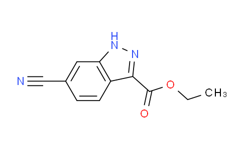 CAS No. 885279-19-6, Ethyl 6-cyano-1H-indazole-3-carboxylate