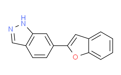 CAS No. 885272-04-8, 6-(Benzofuran-2-yl)-1H-indazole