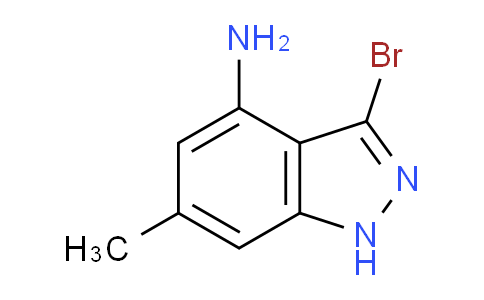 CAS No. 885520-95-6, 3-bromo-6-methyl-1H-indazol-4-amine