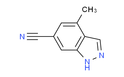CAS No. 885521-58-4, 4-methyl-1H-indazole-6-carbonitrile