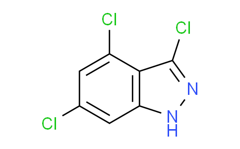 CAS No. 885522-45-2, 3,4,6-trichloro-1H-indazole