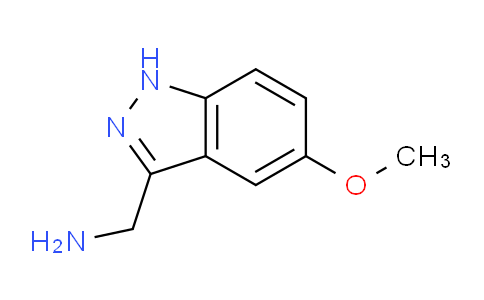 CAS No. 885271-81-8, (5-Methoxy-1H-indazol-3-yl)methanamine