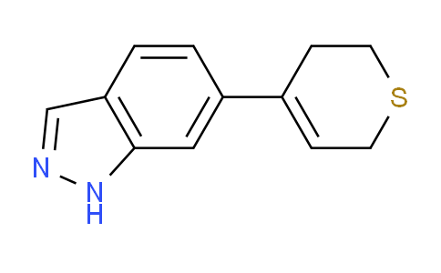 CAS No. 885272-24-2, 6-(3,6-Dihydro-2H-thiopyran-4-yl)-1H-indazole