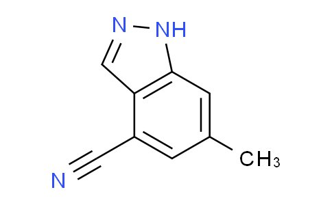 CAS No. 885522-51-0, 6-methyl-1H-indazole-4-carbonitrile