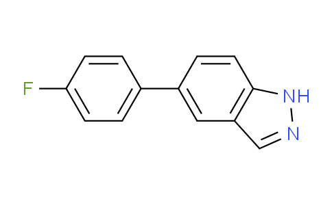 CAS No. 885272-86-6, 5-(4-Fluoro-phenyl)-1H-indazole
