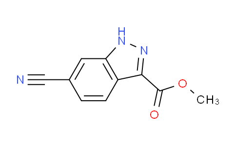 CAS No. 885279-07-2, Methyl 6-cyano-1H-indazole-3-carboxylate