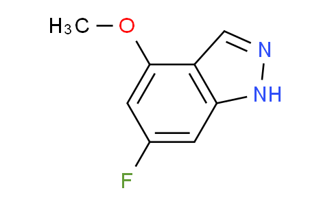 CAS No. 885522-57-6, 6-fluoro-4-methoxy-1H-indazole