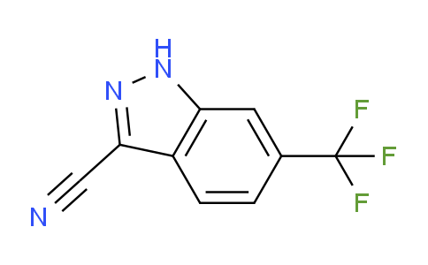 CAS No. 887577-45-9, 6-(trifluoromethyl)-1H-indazole-3-carbonitrile
