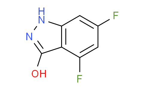 CAS No. 887567-77-3, 4,6-Difluoro-1H-indazol-3-ol