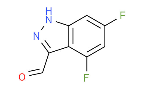 CAS No. 887567-80-8, 4,6-difluoro-1H-indazole-3-carbaldehyde