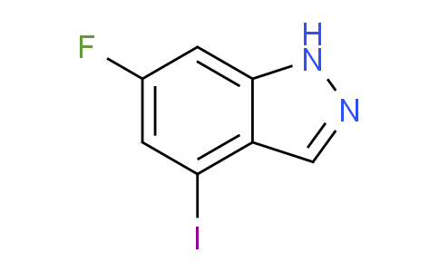 CAS No. 887567-89-7, 6-Fluoro-4-iodo-1H-indazole