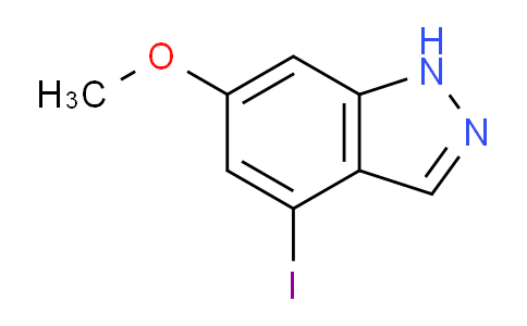 CAS No. 887570-11-8, 4-iodo-6-methoxy-1H-indazole