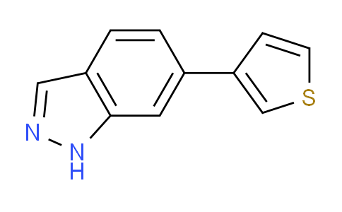 CAS No. 281203-98-3, 6-Thiophen-3-yl-1H-indazole