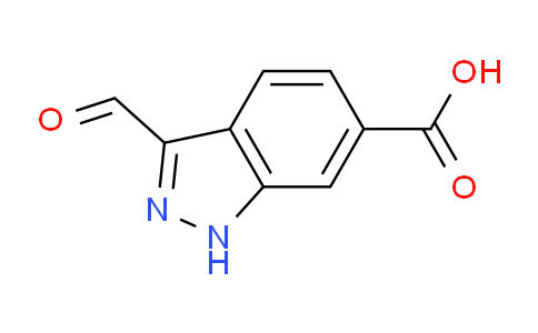 CAS No. 319474-35-6, 3-formyl-1H-indazole-6-carboxylic acid