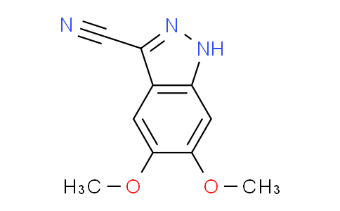 CAS No. 29281-09-2, 5,6-Dimethoxy-1H-indazole-3-carbonitrile