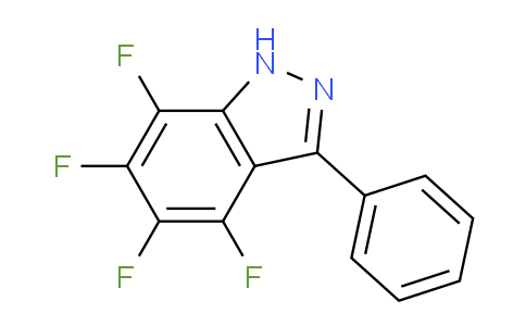 CAS No. 440096-20-8, 4,5,6,7-tetrafluoro-3-phenyl-1H-indazole