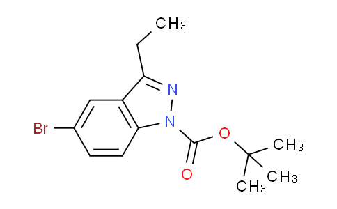CAS No. 1245646-78-9, tert-Butyl 5-bromo-3-ethyl-1H-indazole-1-carboxylate