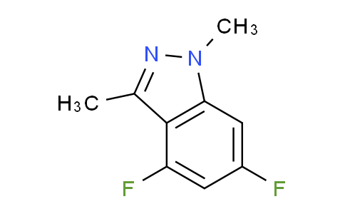 CAS No. 1329167-03-4, 4,6-difluoro-1,3-dimethyl-1H-indazole