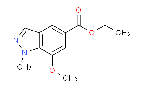 CAS No. 894779-32-9, Ethyl 7-methoxy-1-methyl-1H-indazole-5-carboxylate