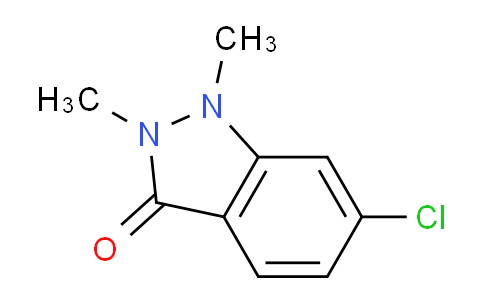 CAS No. 91366-75-5, 6-chloro-1,2-dimethyl-1,2-dihydro-3H-indazol-3-one