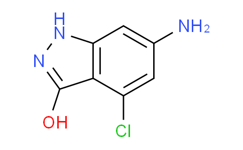 CAS No. 91775-38-1, 6-amino-4-chloro-1H-indazol-3-ol