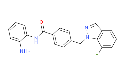 CAS No. 920315-05-5, N-(2-aminophenyl)-4-((7-fluoro-1H-indazol-1-yl)methyl)benzamide