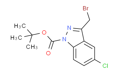 CAS No. 944899-43-8, tert-Butyl 3-(bromomethyl)-5-chloro-1H-indazole-1-carboxylate
