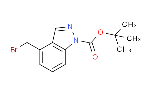 CAS No. 1263414-09-0, tert-butyl 4-(bromomethyl)-1H-indazole-1-carboxylate