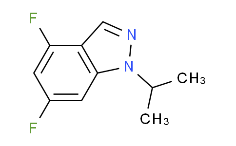 CAS No. 1264837-72-0, 4,6-difluoro-1-isopropyl-1H-indazole