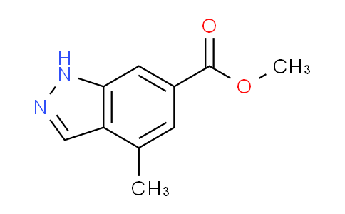 CAS No. 1263378-71-7, methyl 4-methyl-1H-indazole-6-carboxylate
