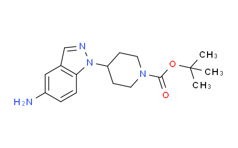 CAS No. 1299488-98-4, tert-butyl 4-(5-amino-1H-indazol-1-yl)piperidine-1-carboxylate