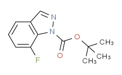 CAS No. 1305320-59-5, tert-Butyl 7-fluoro-1H-indazole-1-carboxylate