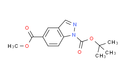 CAS No. 1290181-22-4, 1-(tert-butyl) 5-methyl 1H-indazole-1,5-dicarboxylate