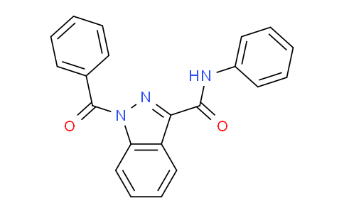 CAS No. 1325681-80-8, 1-benzoyl-N-phenyl-1H-indazole-3-carboxamide