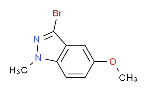 CAS No. 1310705-15-7, 3-bromo-5-methoxy-1-methyl-1H-indazole