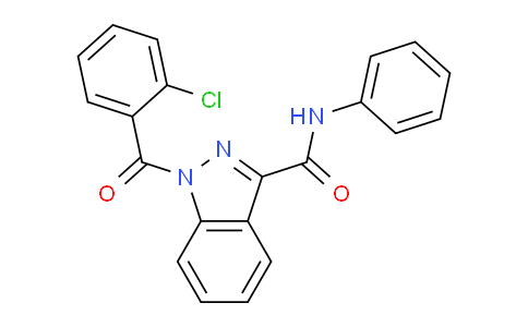 CAS No. 1325681-87-5, 1-(2-chlorobenzoyl)-N-phenyl-1H-indazole-3-carboxamide