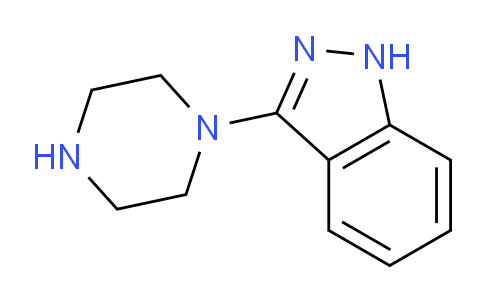 CAS No. 131633-88-0, 3-(Piperazin-1-yl)-1H-indazole