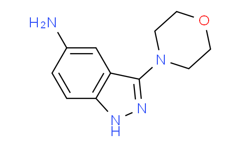CAS No. 131875-38-2, 3-morpholino-1H-indazol-5-amine