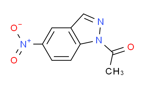 CAS No. 13436-55-0, 1-(5-Nitro-1H-indazol-1-yl)ethanone
