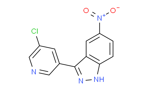 CAS No. 1356088-13-5, 3-(5-chloropyridin-3-yl)-5-nitro-1H-indazole