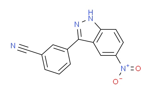 CAS No. 1356087-69-8, 3-(5-nitro-1H-indazol-3-yl)benzonitrile