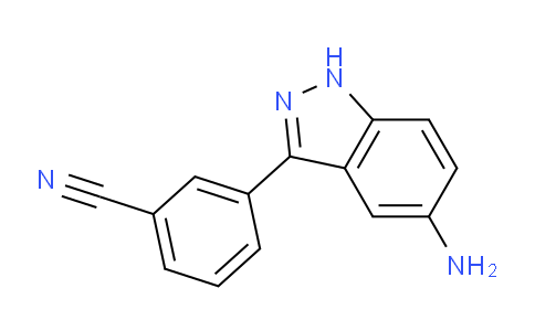 CAS No. 1356087-71-2, 3-(5-amino-1H-indazol-3-yl)benzonitrile