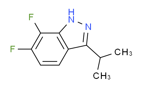 CAS No. 1415740-60-1, 6,7-difluoro-3-isopropyl-1H-indazole