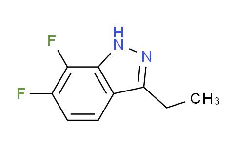 CAS No. 1415740-59-8, 3-ethyl-6,7-difluoro-1H-indazole