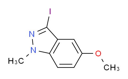 CAS No. 1426424-07-8, 3-iodo-5-methoxy-1-methyl-1H-indazole
