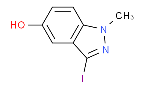CAS No. 1426425-12-8, 3-iodo-1-methyl-1H-indazol-5-ol