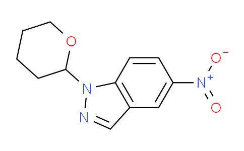 CAS No. 150187-64-7, 5-nitro-1-(tetrahydro-2H-pyran-2-yl)-1H-indazole